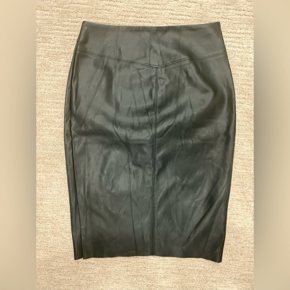 NWT Express Leatherlike Pencil Skirt